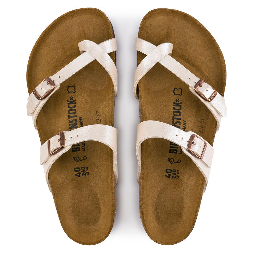 Birkenstock 71661 Mayari BF Graceful Pearl White